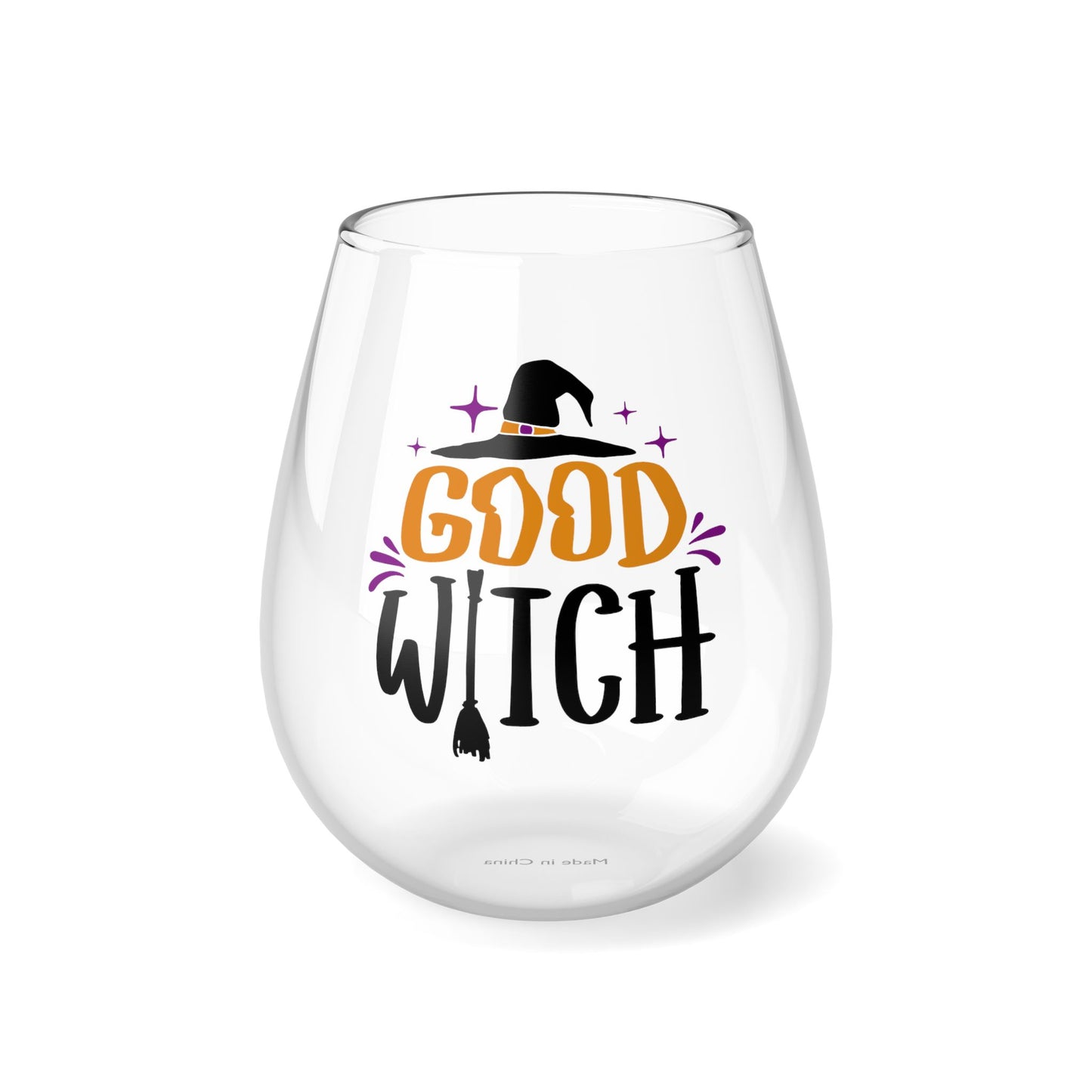 Good Witch Stemless Wine Glass