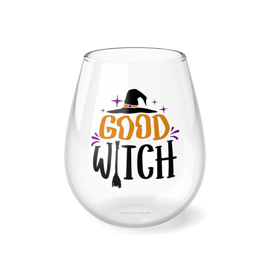 Good Witch Stemless Wine Glass