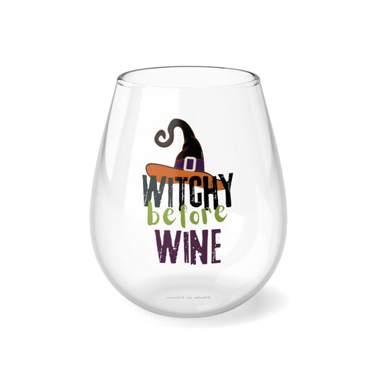 Witchy Before Wine Stemless Wine Glass