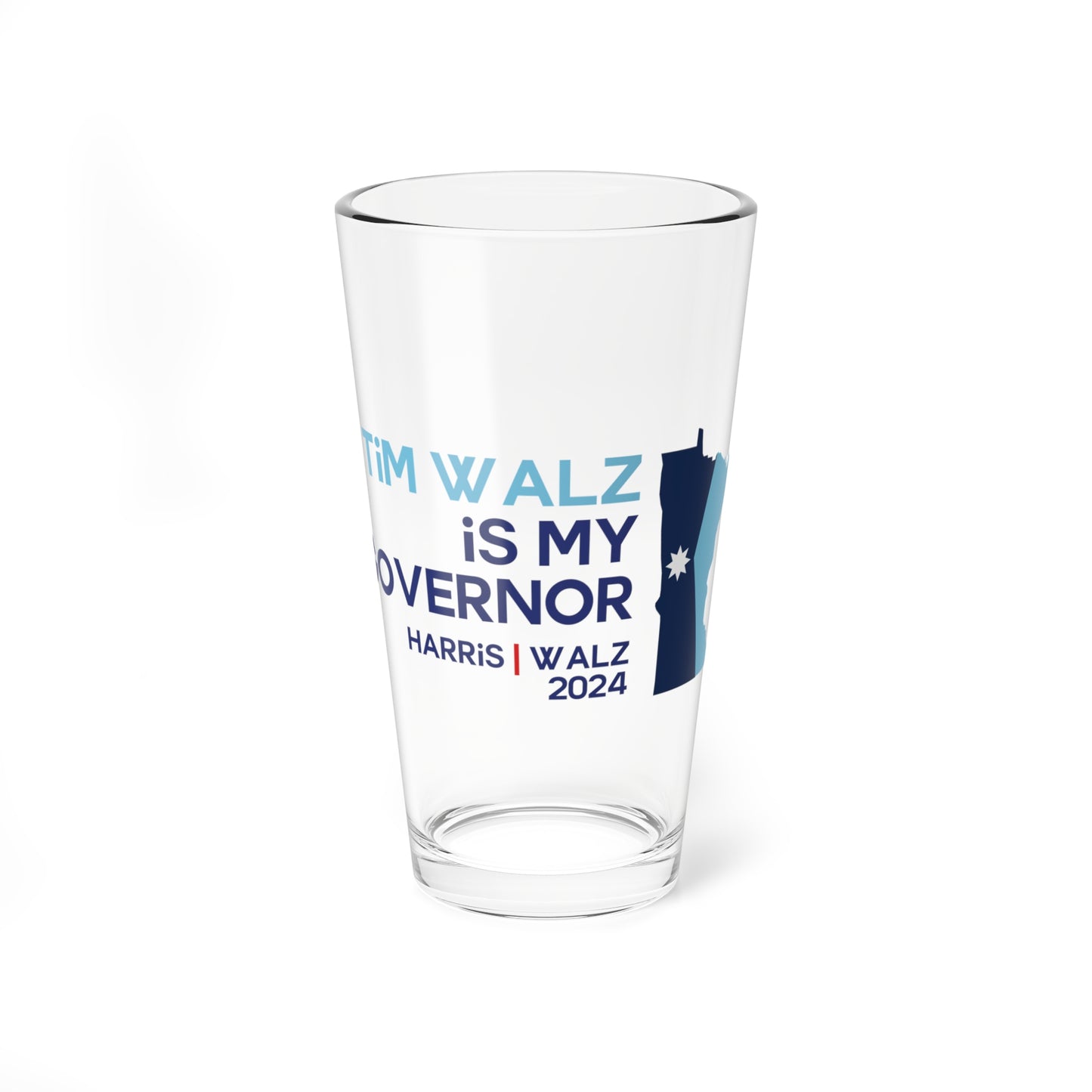 Tim Walz is My Governor Pint Glass, 16oz