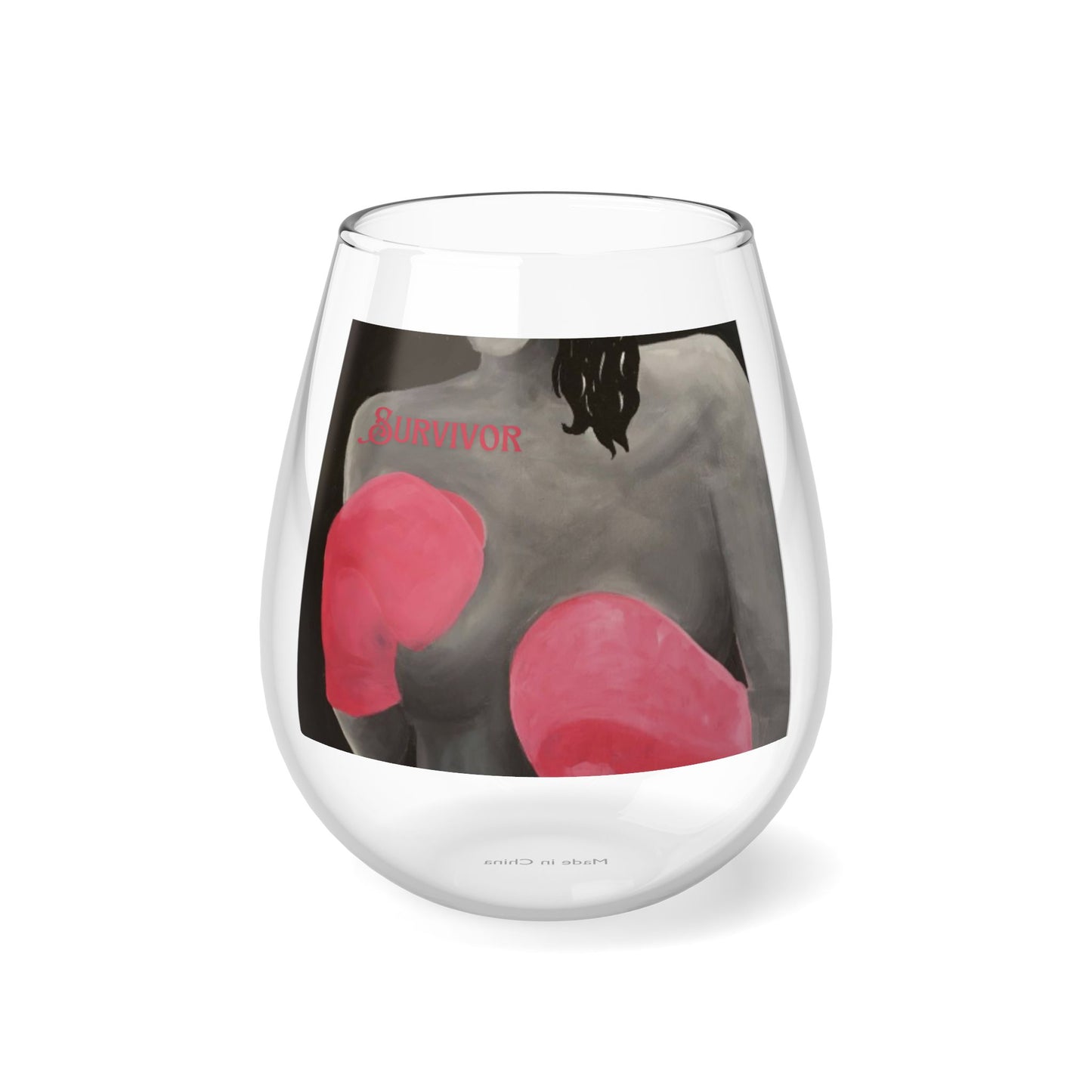 Survivor Stemless Wine Glass