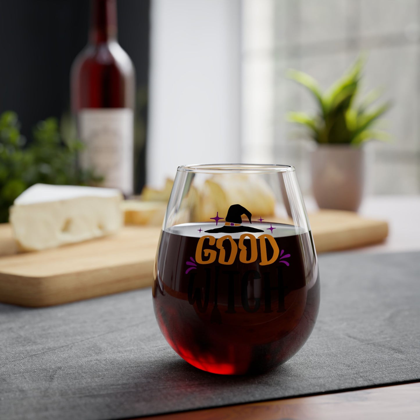 Good Witch Stemless Wine Glass