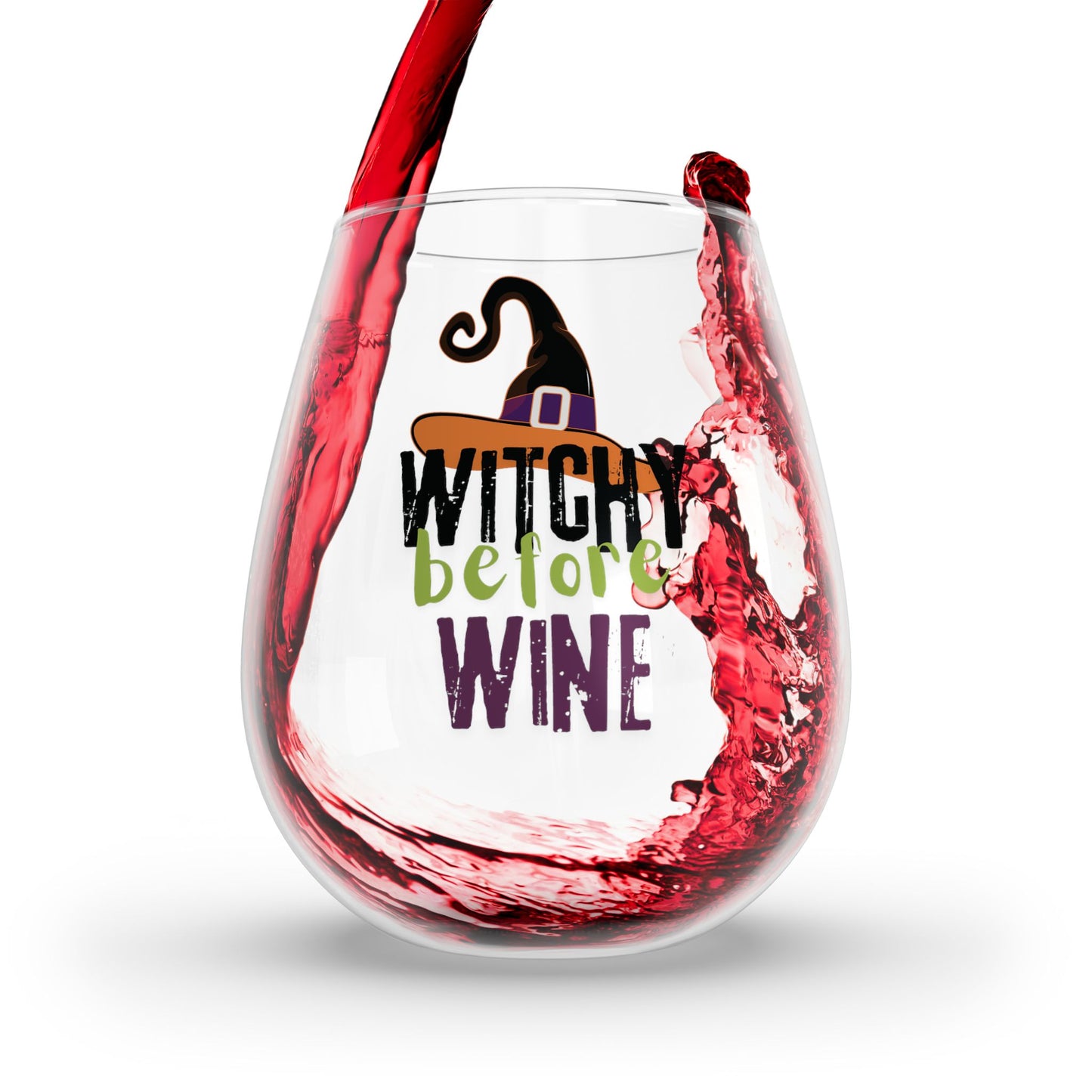 Witchy Before Wine Stemless Wine Glass